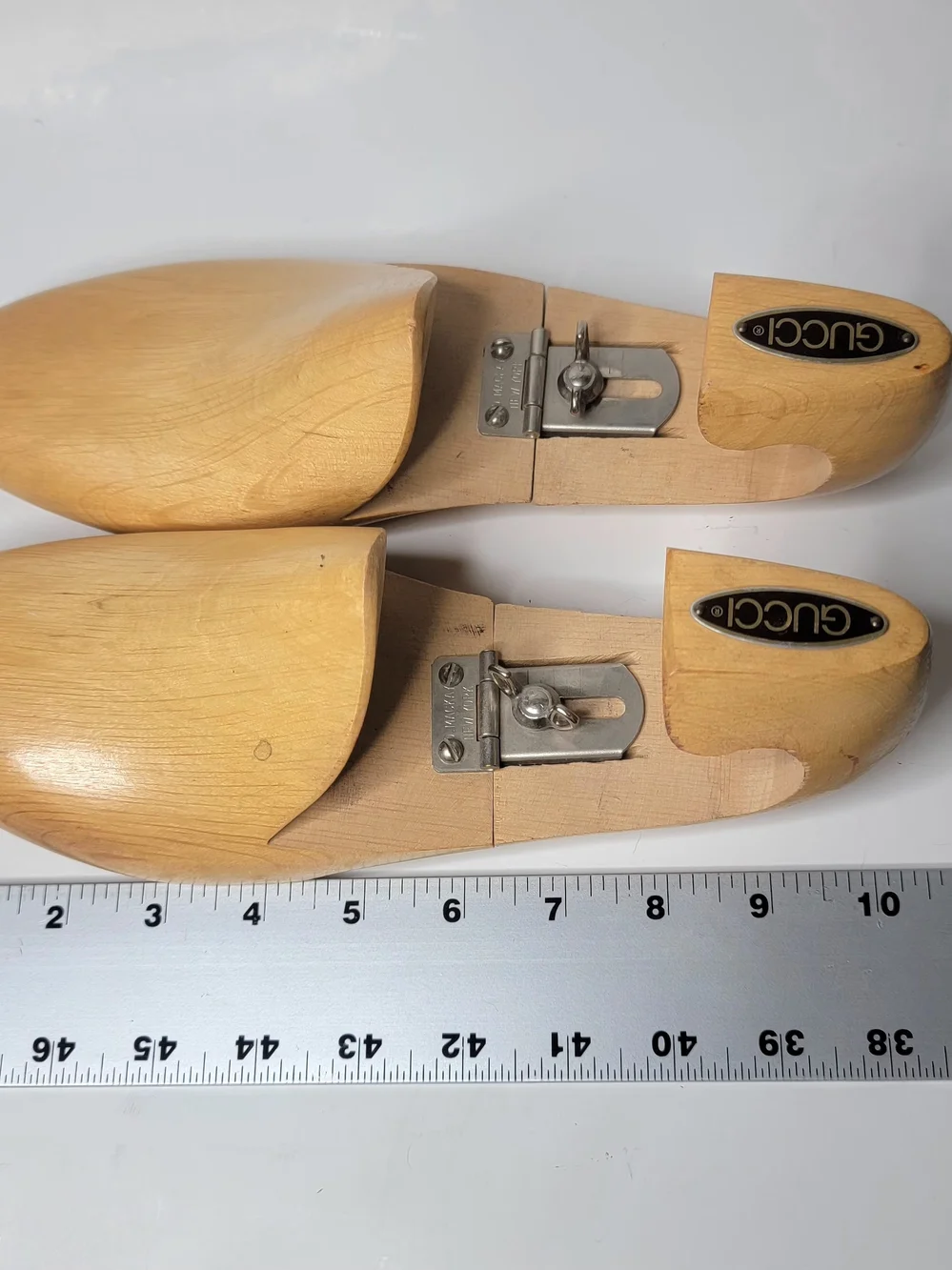Gucci Vintage D. Mackay. New York Adjustable Wooden Shoe Tree Stretchers